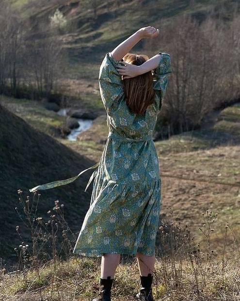 Платье из импортного хлопка