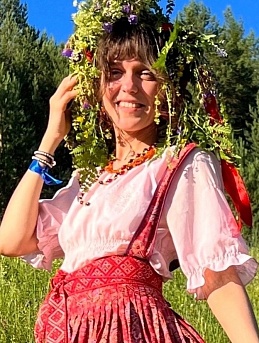 Сарафан из перкали "Сказка"