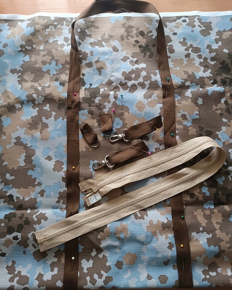 Сумка из саржи "Камуфляж"