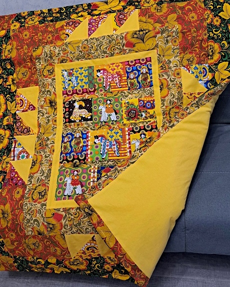Лоскутное одеялко из бязи