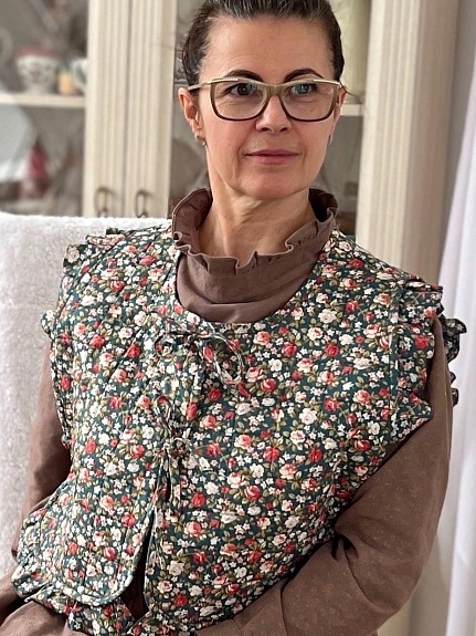 Уютная манишка из импортного хлопка