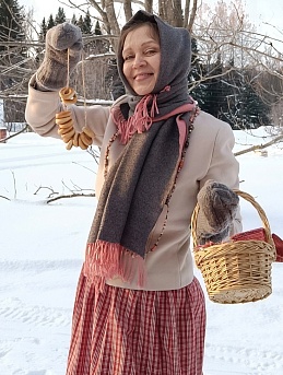 Юбка из пестроткани этнографической