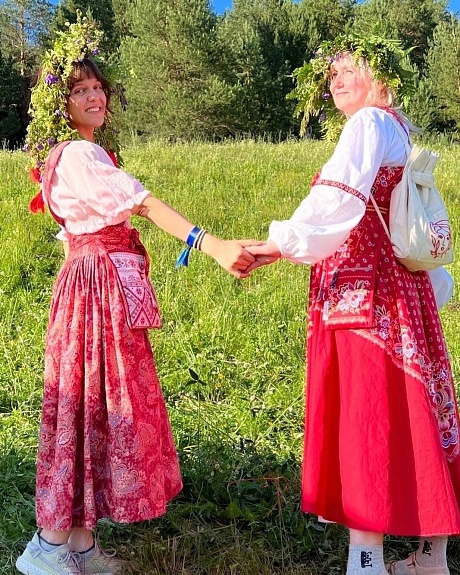 Сарафан из перкали "Сказка"