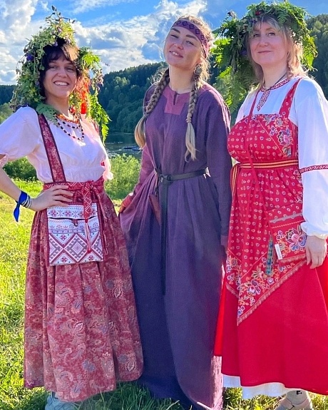Сарафан из перкали "Сказка"