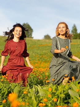 Платья их хлопка