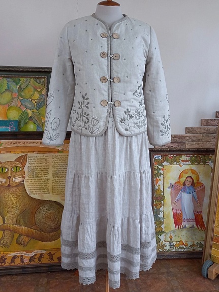 Душегрея изо льна