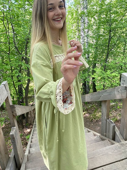 Платье из хлопка 