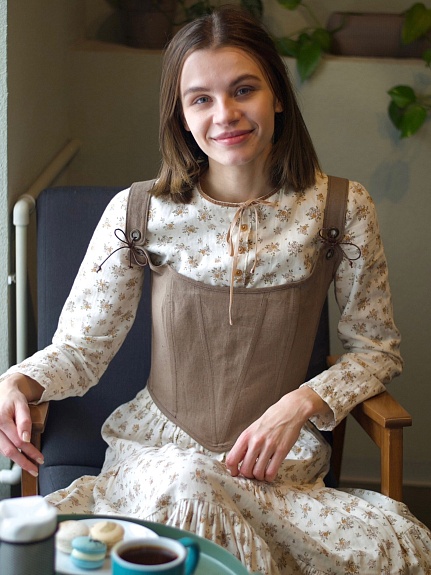 Корсет из хлопкольна
