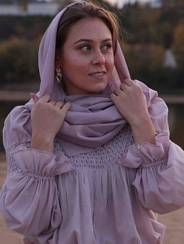 Палантин из батиста*