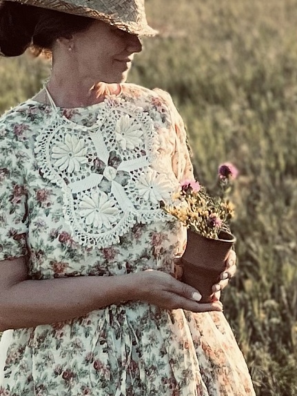 Льняное платье "Розанна"