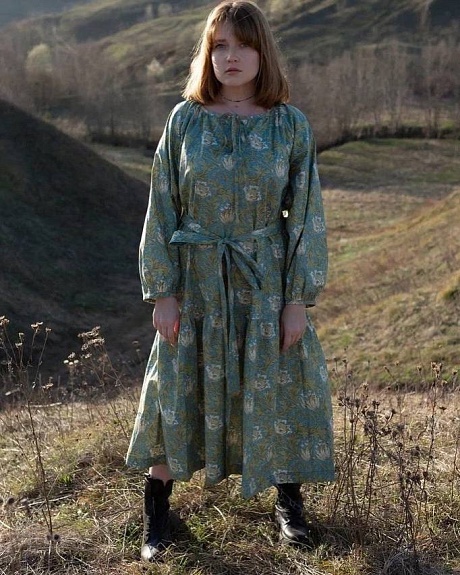 Платье из импортного хлопка