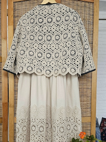 Платье из крапивы и кроше