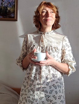 Ночная сорочка из муслина и шитья