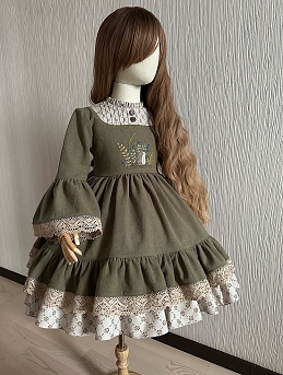 Детское платье из крапивы