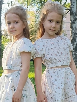 Детские костюмчики из фактурного хлопка