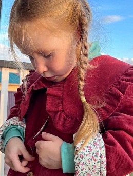 Жакет детский из микровельвета