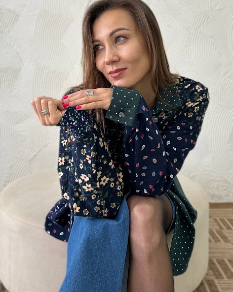 Рубашка из теплого хлопка 