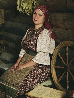 Народный костюм из импортного хлопка