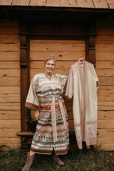 Халаты и тюрбан из полульна